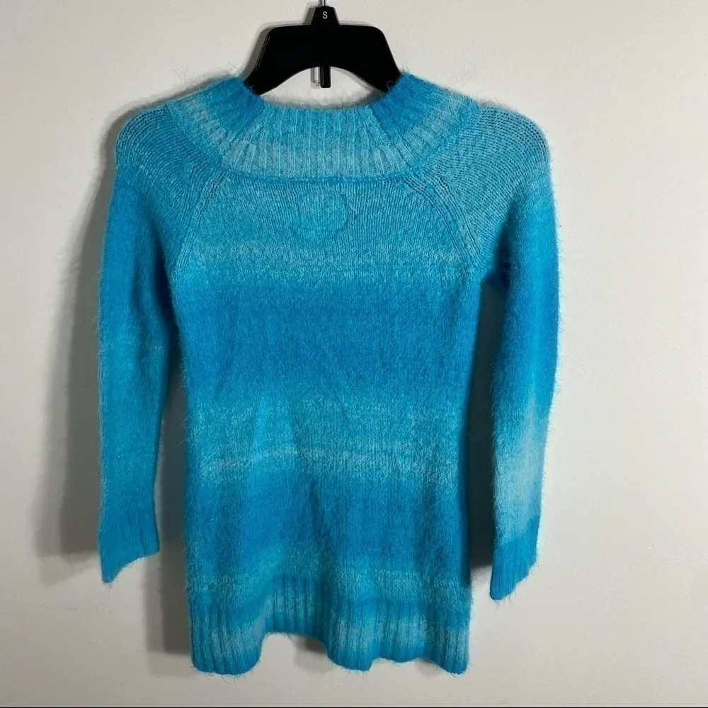 Justice Fuzzy Sweater Sequin Neckline Sz 14 Kids Girls